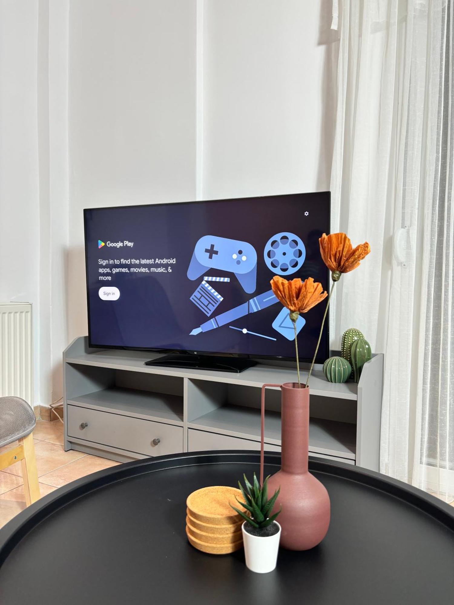 Peachy & Cozy Apartment Serres Bagian luar foto
