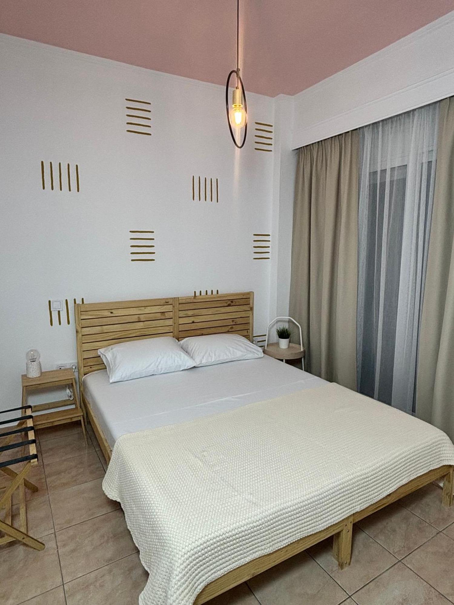 Peachy & Cozy Apartment Serres Bagian luar foto